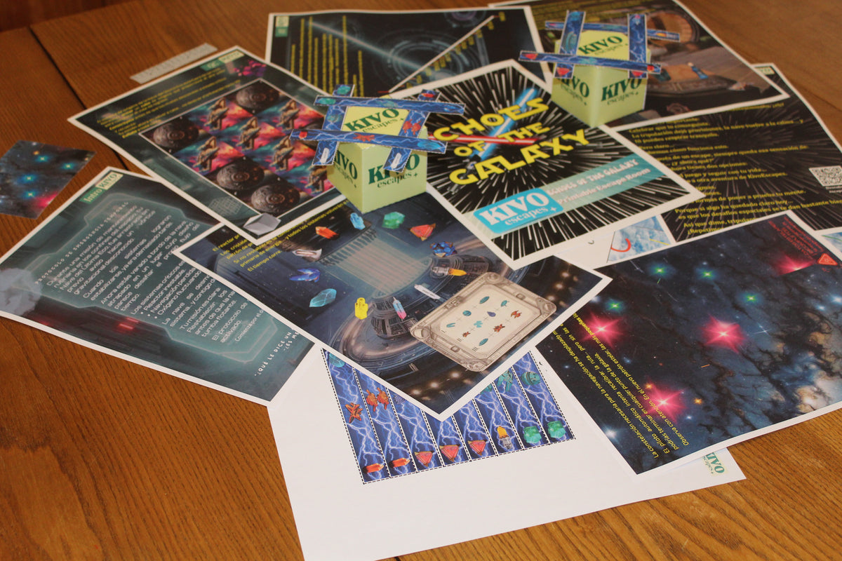 Ecos de la Galaxia - Escape Room Imprimible