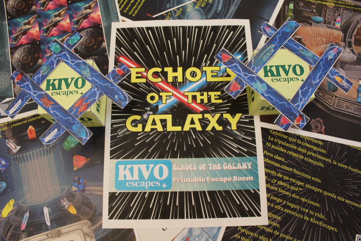 Ecos de la Galaxia - Escape Room Imprimible