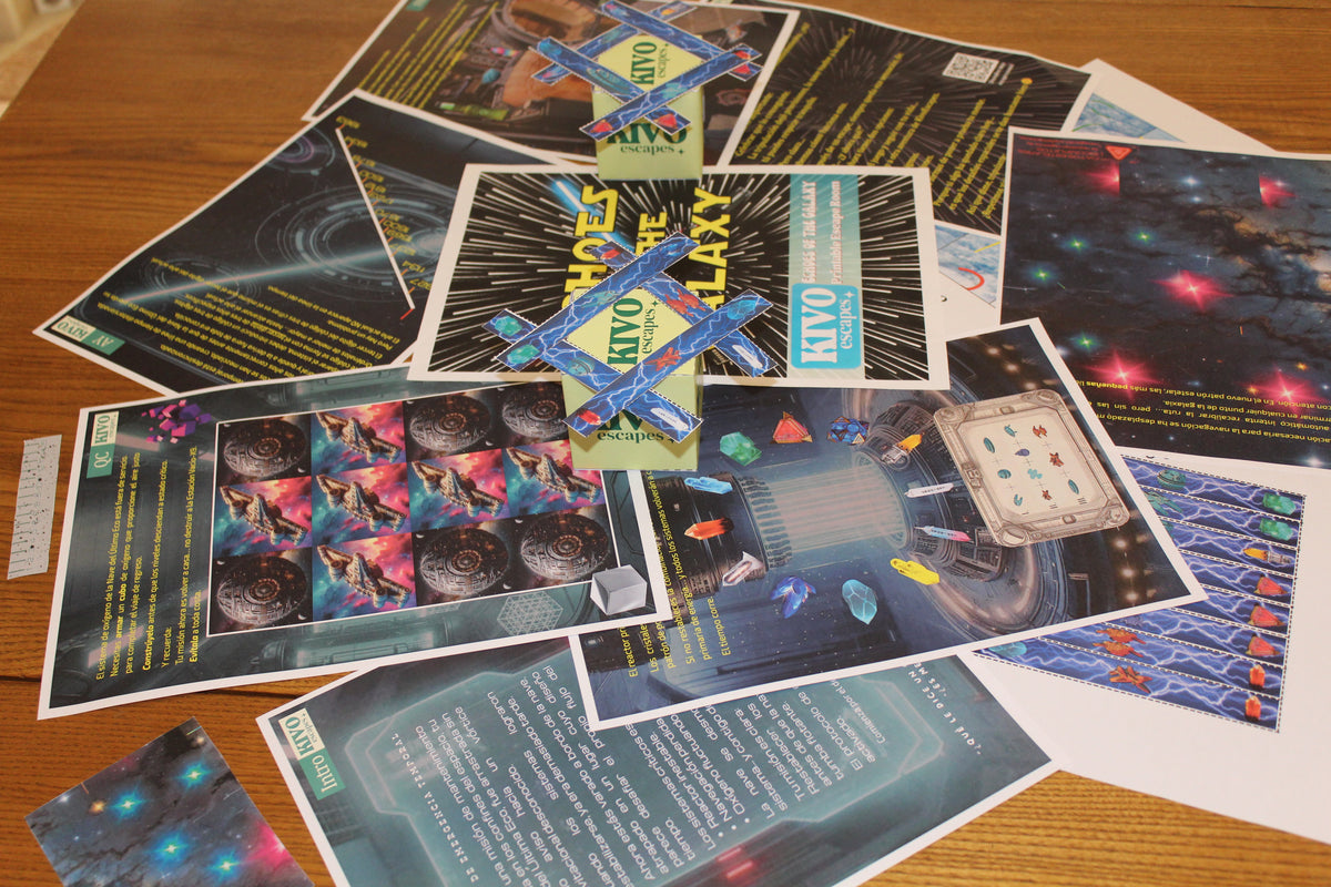 Ecos de la Galaxia - Escape Room Imprimible