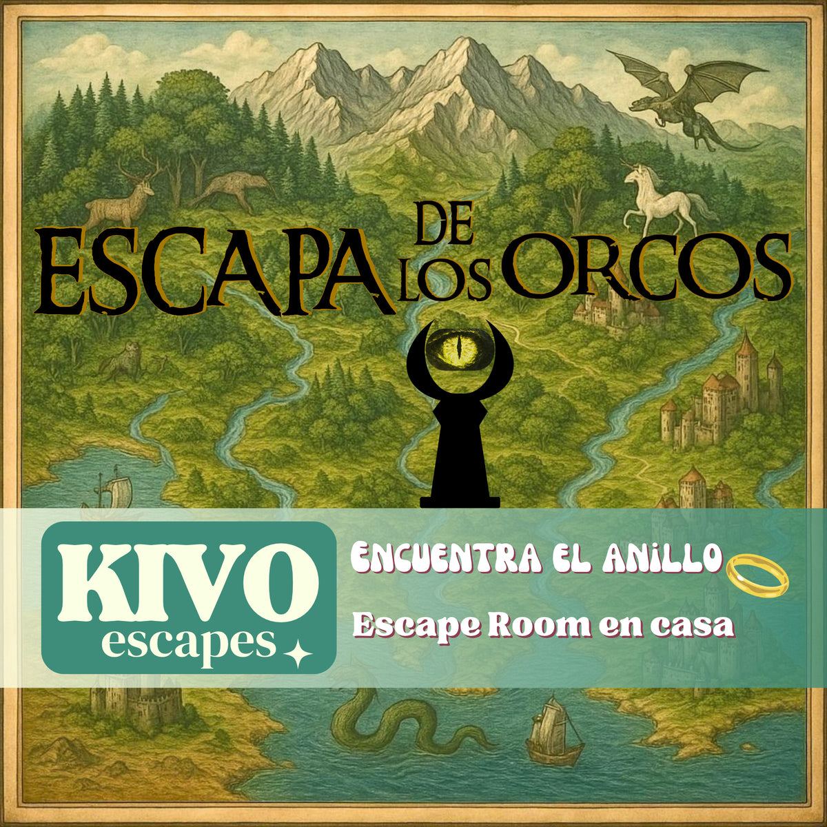 Encuentra el Anillo - Escape Room en casa