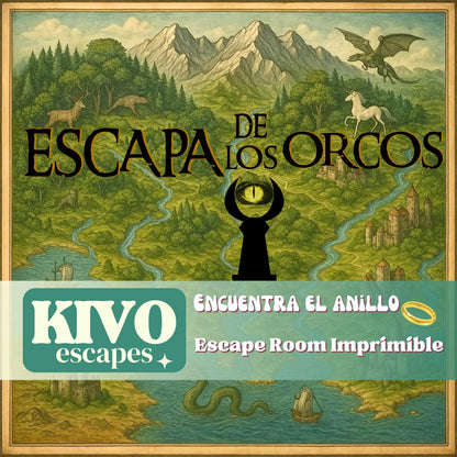 Encuentra el Anillo - Escape Room Imprimible