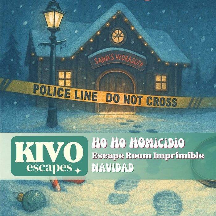 Ho Ho Homicidio - Escape Room Imprimible